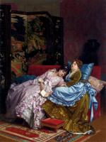 Toulmouche, Auguste - An Afternoon Idyll